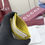 Gucci Women GG Marmont card case-Yellow 443127AAGJE