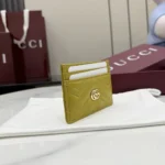 Gucci Women GG Marmont card case-Yellow 443127AAGJE