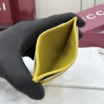 Gucci Women GG Marmont card case-Yellow 443127AAGJE