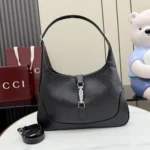 Gucci Women Jackie 1961 Medium Shoulder Bag-Black ‎863136AAGDJ