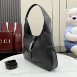 Gucci Women Jackie 1961 Medium Shoulder Bag-Black ‎863136AAGDJ