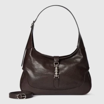 Gucci Women Jackie 1961 Medium Shoulder Bag-Dark Brown ‎863136AAGDZ