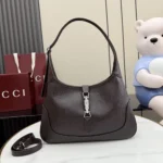Gucci Women Jackie 1961 Medium Shoulder Bag-Dark Brown ‎863136AAGDZ