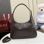 Gucci Women Jackie 1961 Medium Shoulder Bag-Dark Brown ‎863136AAGDZ