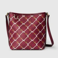 Gucci Women Printed GG Mini Bag-Red ‎854226FAFVN