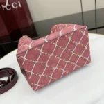 Gucci Women Printed GG Mini Bag-Red ‎854226FAFVN