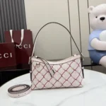 Gucci Women Printed GG Small Shoulder Bag-Pink ‎854233FAFVN