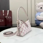 Gucci Women Printed GG Small Shoulder Bag-Pink ‎854233FAFVN