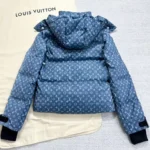 Louis Vuitton LV Men Denim-Effect Monogram Ski Jacket 1AIPIM