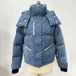 Louis Vuitton LV Men Denim-Effect Monogram Ski Jacket 1AIPIM