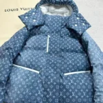 Louis Vuitton LV Men Denim-Effect Monogram Ski Jacket 1AIPIM