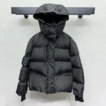 Louis Vuitton LV Men Monogram Puffer Jacket in Lightweight Nylon-Black