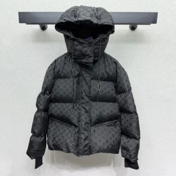 Louis Vuitton LV Men Monogram Puffer Jacket in Lightweight Nylon-Black