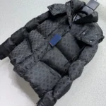 Louis Vuitton LV Men Monogram Puffer Jacket in Lightweight Nylon-Black