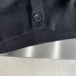 Louis Vuitton LV Men Script Logo Cardigan in Black