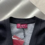 Louis Vuitton LV Men Script Logo Cardigan in Black