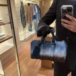 Louis Vuitton LV Unisex Keepall Bandoulière 25-Blue M28026