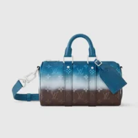 Louis Vuitton LV Unisex Keepall Bandoulière 25-Blue M28026