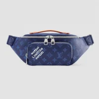 Louis Vuitton LV Unisex Rush Bumbag Monogram Heritage Coated Canvas-Navy M26821