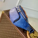 Louis Vuitton LV Unisex Rush Bumbag Monogram Heritage Coated Canvas-Navy M26821