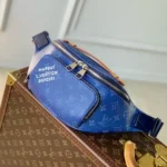 Louis Vuitton LV Unisex Rush Bumbag Monogram Heritage Coated Canvas-Navy M26821