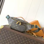 Louis Vuitton LV Unisex Rush Bumbag Monogram Surplus Coated Canvas-Dark Green M26933