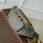 Louis Vuitton LV Unisex Rush Bumbag Monogram Surplus Coated Canvas-Dark Green M26933