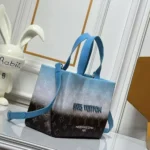 Louis Vuitton LV Unisex Mini Shopper Tote-Blue M28027