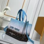 Louis Vuitton LV Unisex Mini Shopper Tote-Blue M28027