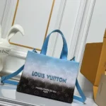 Louis Vuitton LV Unisex Mini Shopper Tote-Blue M28027