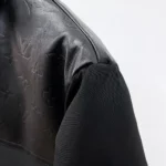 Louis Vuitton LV Women Monogram Leather Puffer Jacket-Black