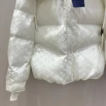 Louis Vuitton LV Women Monogram Puffer Jacket in Lightweight Nylon-White