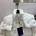 Louis Vuitton LV Women Monogram Puffer Jacket in Lightweight Nylon-White