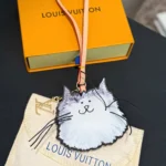 Louis Vuitton Unisex LV Cat Bag Charm M02944