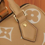 Louis Vuitton Women LV Speedy Bandouliere 20 Brown Monogram Empreinte Embossed Cowhide