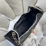 Chanel Women Chanel 25 Small Handbag Calfskin & Gold-Tone Metal-Black