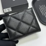 Chanel Women Classic Small Flap Wallet in Lambskin-Black