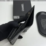 Chanel Women Classic Small Flap Wallet in Lambskin-Black