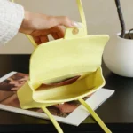 Chanel Women Clutch With Leather Strap Grained Shiny Calfskin & Gold-Tone Metal