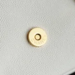 Chanel Women Clutch With Leather Strap Grained Shiny Calfskin & Gold-Tone Metal-White