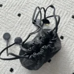 Chanel Women Clutch With Leather Strap Lambskin & Gold-Tone Metal-Black