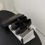 Chanel Women Mary Janes Lambskin-Black G47256