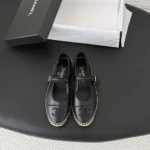 Chanel Women Mary Janes Lambskin-Black G47256