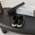 Chanel Women Mary Janes Lambskin-Black G47256