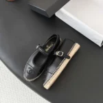 Chanel Women Mary Janes Lambskin-Black G47256