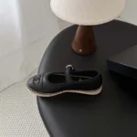 Chanel Women Mary Janes Lambskin-Black G47256