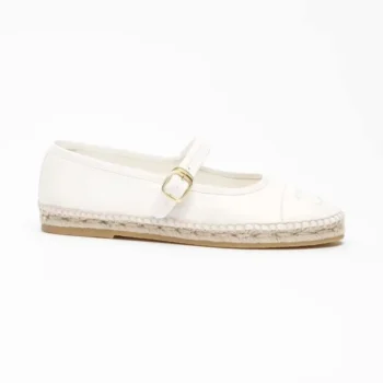 Chanel Women Mary Janes Lambskin-White G47256