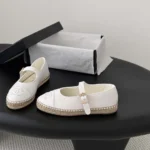Chanel Women Mary Janes Lambskin-White G47256