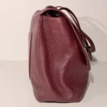 Chanel Women Maxi Flapbag Grained Calfskin Silver Tone Metal