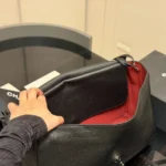 Chanel Women Maxi Flapbag Grained Calfskin Silver Tone Metal